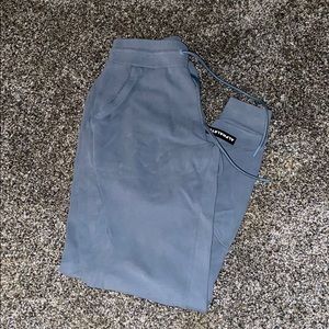 Alphalete blue identity joggers - S
